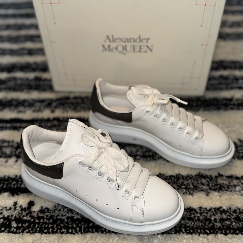 Alexander McQueen Oversized White Sneakers